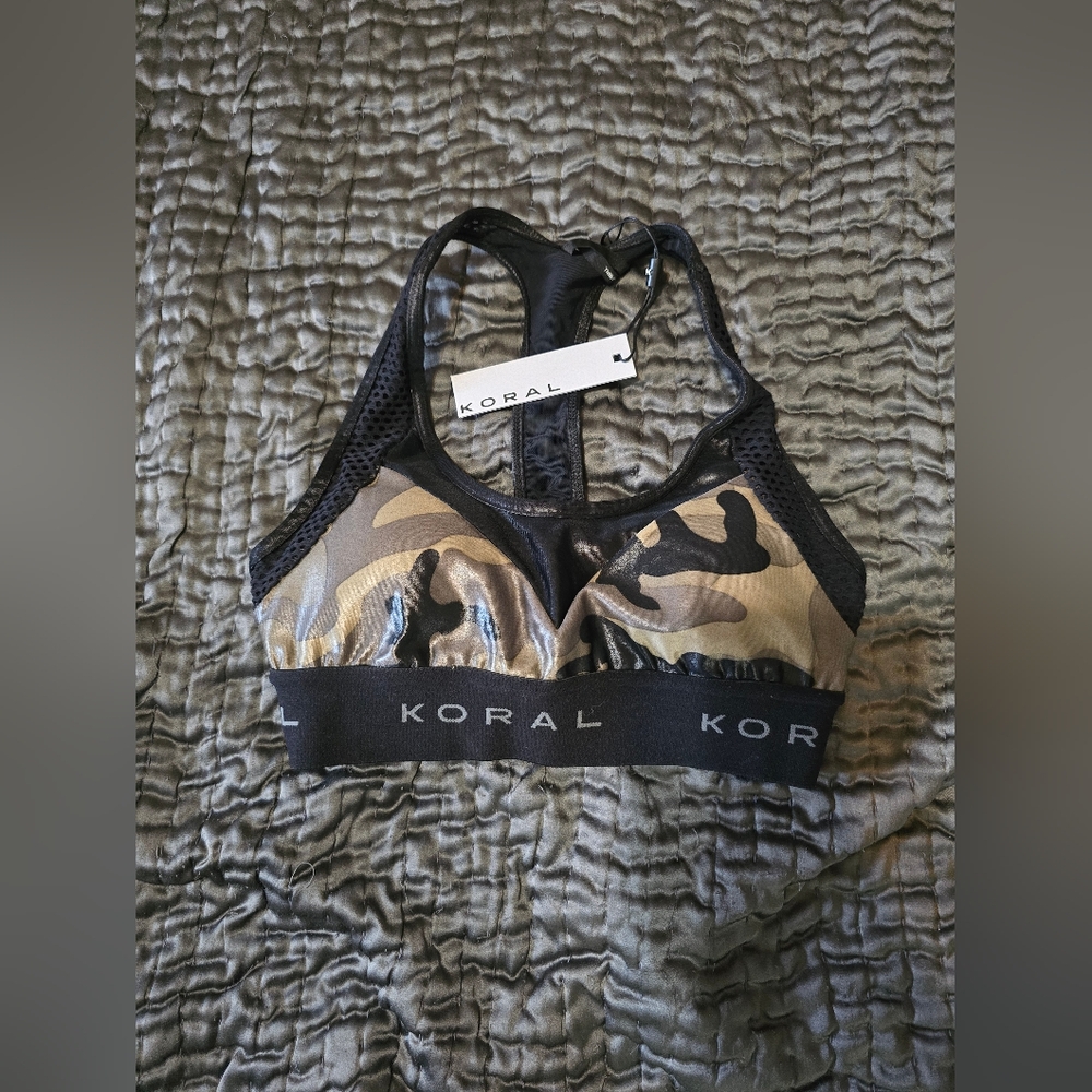 Koral Camo Sports Bra